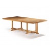 Large Rectangular Teak Outdoor Dining Table | Big  Teak Rectangle Garden Dining Table