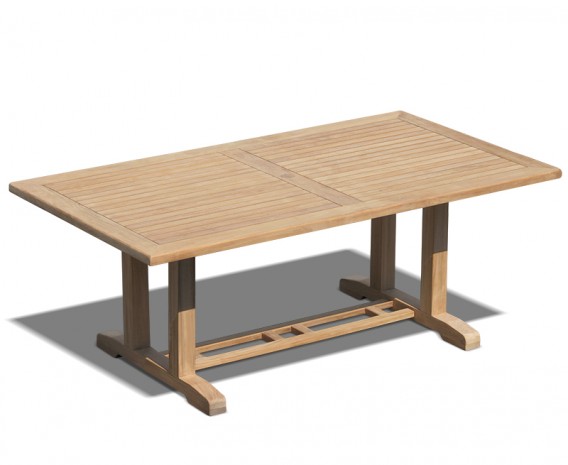 Rectory Rectangular Teak Outdoor Table - 2m