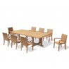 Teak Rectangular Outdoor Dining Set