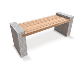 Gallery Granite and Teak Bench – 1.6m