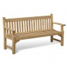 Turner Teak 4 Seater Garden Bench - 1.8m