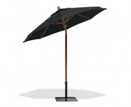 Octagonal Wooden Garden Parasol - 2.5m