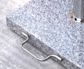 Granite and Stainless Steel with Wheels