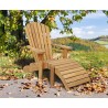 Teak Adirondack Bear Chair
