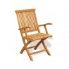 Brompton Teak Folding Armchairs