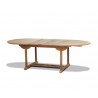 Teak Oval Extendable Dining Table