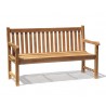 York Teak 3 Seater Garden Bench - 1.5m