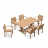 Rectory Teak Rectangular Outdoor Dining Set