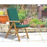 Cannes Teak Reclining Chair with Footrest