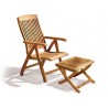 Outdoor Recliner Chair with Footrest