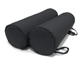 Garden Bolster Cushions - Black