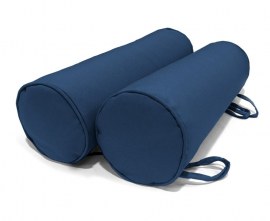 Garden Bolster Cushions - Navy