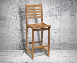 Sussex Teak Bar Stool