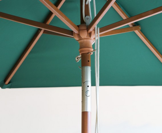 2.5m Parasol, Octagonal, FSC Eucalyptus Hardwood