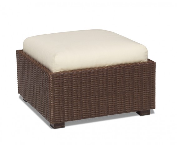 Verona Rattan Garden Foot Stool