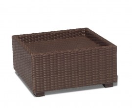 Outdoor rattan ottoman