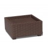 Outdoor rattan ottoman