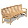 Lansbury Teak Curved Garden Bench