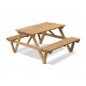 Teak Heavy Duty Garden Picnic Bench - 1.2m