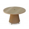 Azure Rattan Round Garden Table
