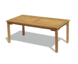 Hampton Teak Rectangular Garden Dining Table - 1.8m