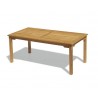 Hampton Teak Rectangular Garden Dining Table - 1.8m