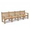 Gladstone Heavy Duty Park Bench with Arms - 3m