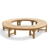 Cosmos Teak Circular Tree Bench Seat - 2.2m