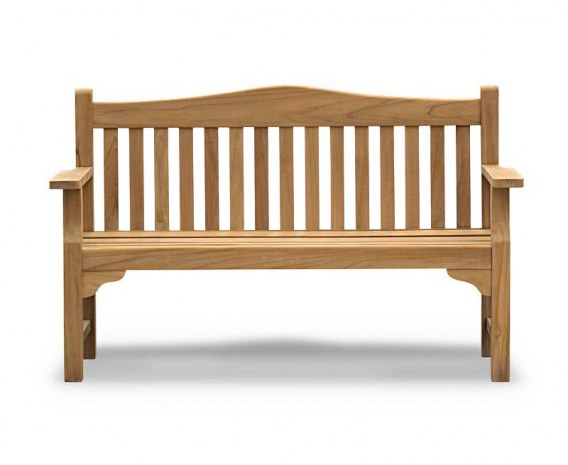 Runnymede 3 Seater Teak Garden Bench - 1.5m