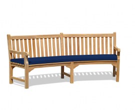 Lansbury Curved Wooden Bench