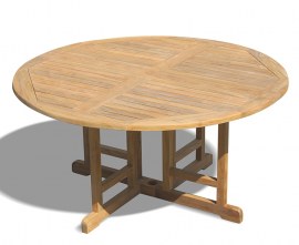 Berwick Round Gateleg Garden Table - 1.5m