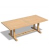 Rectory Rectangular Teak Garden Table - 2.25 x 1.1m