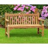 Turners 3 Seater Teak Garden Bench - 1.5m