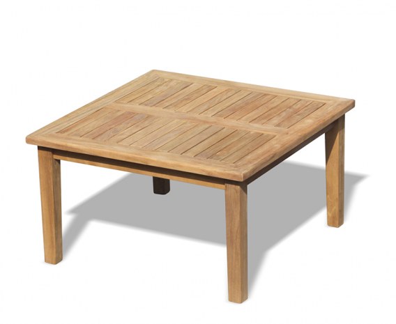 Winchester Square Teak Coffee Table - 90cm