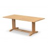 Cornwall Rectangular Teak Garden Pedestal Dining Table