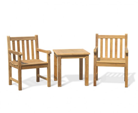 York Teak Garden Conversation Set