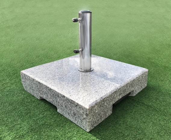 Granite Parasol Base with Wheels - 70kg