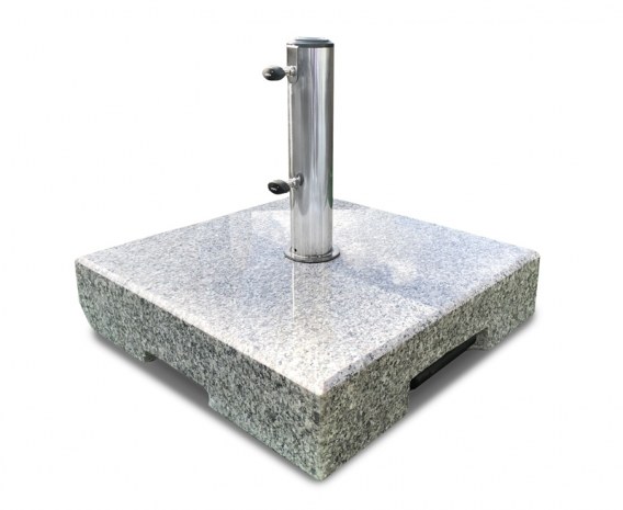 Granite Parasol Base with Wheels - 70kg