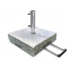 Granite Parasol Base with Wheels - 70kg