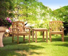 Gloucester Teak Garden Conversation Set