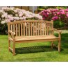 Gloucester Teak 3 Seater Garden Bench - 1.5m