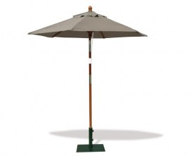 2m Wooden Garden Parasol