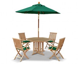 Teak Folding Outdoor Dining Set