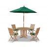 Teak Folding Outdoor Dining Set