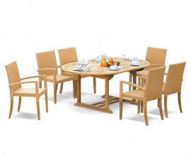 Oxburgh 6 Seater Garden Dining Set