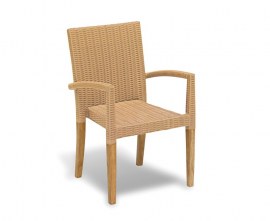 St. Moritz Stacking Chairs - Honey Wicker