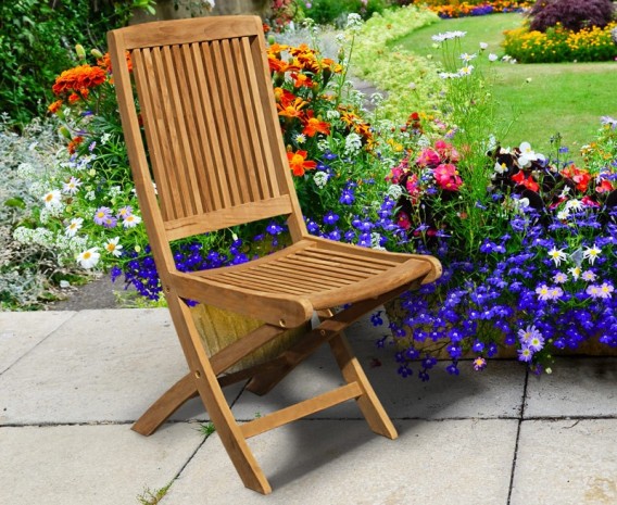 Palma Teak Folding Garden Chair