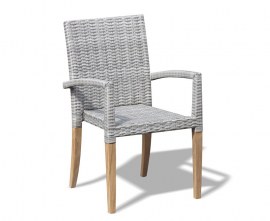 St. Moritz Stacking Chairs - Marble Grey
