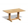 Cornwall Rectangular Teak Garden Table – 1.5m