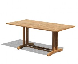 Cornwall Rectangular Teak Garden Table – 1.8m